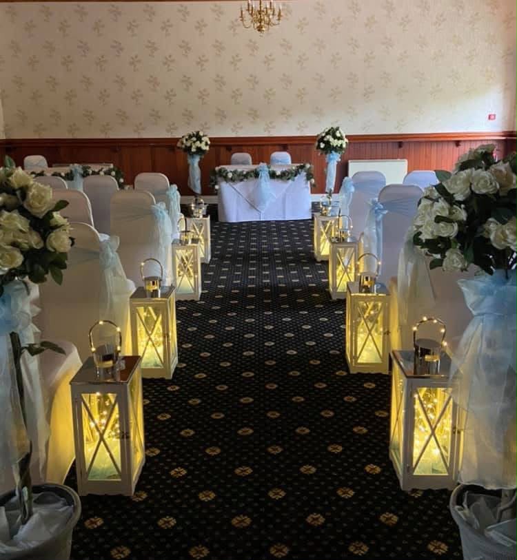 Venue styling detail by Dilly & Taylor